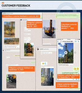 Machine de forage de puits d'eau pneumatique à chenilles, fabrication artisanale, vente directe d'usine en Chine - Product Image 6