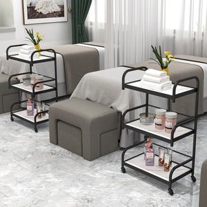 High-end <b>Beauty</b> <b>Trolley</b> <b>Beauty</b> Salon Dedicated Manicure <b>Beauty</b> Eyelashes Skin Care Shelf Foot Bath for Barber Shop <b>Trolley</b> - Product Image 4