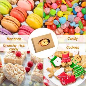 Boîtes à savon rectangulaires en papier kraft avec fenêtre, petites boîtes <span class=keywords><strong>cadeaux</strong></span> pour emballage de savons, pâtisseries, biscuits, bonbons, <span class=keywords><strong>cadeaux</strong></span> de fête - Product Image 5