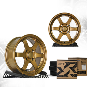 Rueda de Coche de Alto Rendimiento Ligera Premium 3R de Aleación de Aluminio Hyper Bronze TE37 Saga S-Plus 16x7 4H100 ET38 Malasia 03511-V3 - Product Image 2