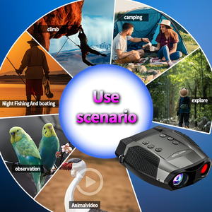 Gafas de Visión Nocturna 40 MP 4K, Binoculares de Visión Nocturna con Zoom 8X, Batería de 5000 mAh, Visión Infrarroja para Caza, Camping y Seguridad - Product Image 4