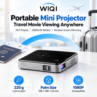 Mini-projecteur portable avec écran DLP, batterie 3800 mAh, diffusion sans fil depuis le téléphone pour la visualisation de films en voyage – Vente en gros