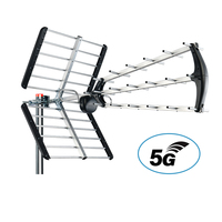 UHD-8910 Hochleistungs-HD-Richtantenne 5G LTE 4K UHF Yagi TV-Antenne Stahl-Aluminium-Konstruktion Außenmontage auf Mast 470-694MHz