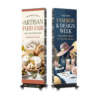 Poster LED da 80 Pollici per Centri Commerciali e Supermercati, P1.53 P1.86 P2.5, Design Sottile, 33kg, Ruote di Livellamento Mobili, Segnaletica Digitale