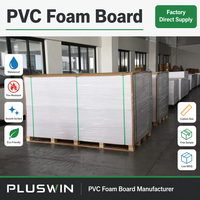 Panneau en PVC expansé haute densité 8x4 pieds pour armoire de cuisine, porte de placard, résistant au feu, anti-humidité, qualité E0, découpe sur mesure
