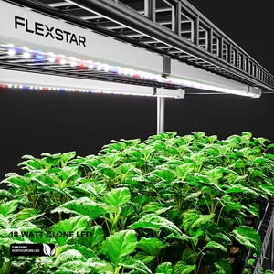 Flexstar 18W klon LED büyümek ışık değiştirme T5 entegre bitki büyüyen için tüp lamba büyümeye yol açtı