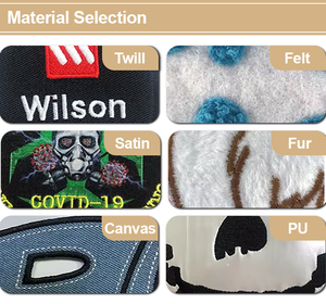 Best Free Sample China Factory Chenille Custom Embroidery Iron On Logo Patches Embroidered Badges With Low Moq And Fast Delivery - Product Image 3