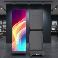 Kiosque sur pied Android, lecteur vidéo LCD publicitaire, totem numérique tactile d'intérieur, affichage LED TFT LCD pour ascenseur