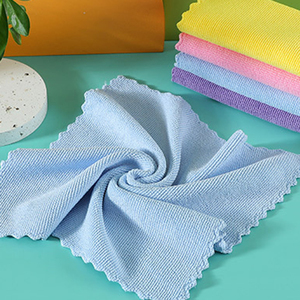 Lot de Serviettes Microfibre Épaissies Très Absorbantes à Séchage Rapide pour Nettoyage de Vitres, Cuisine et Vaisselle, Vente en Gros - Product Image 3