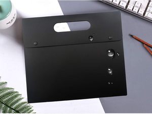 Cartella Portadocumenti in Plastica A4 con Maniglia, Busta in Polietilene con Chiusura a Scatto - Product Image 4