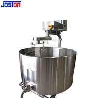 JOSTON 1000-6000 L/H Machine de fabrication de fromage mozzarella à boule ovale pour l'élimination de l'eau dans la cuve sèche pour les machines de transformation du fromage