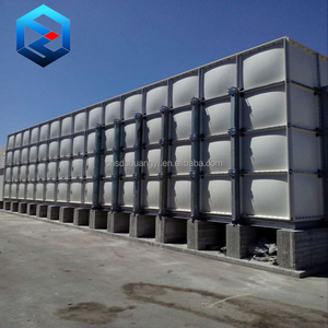 5000 galones estadounidenses FRP GRP SMC Panel compuesto atornillado ensamblado Rectangular tanque <span class=keywords><strong>de</strong></span> almacenamiento <span class=keywords><strong>de</strong></span> <span class=keywords><strong>agua</strong></span> plegable para beber - Product Image 3