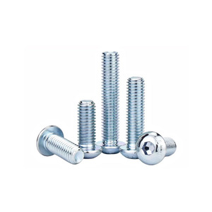 Vis sans tête M3 M5 Allen tête sphérique forme <span class=keywords><strong>Gurb</strong></span> vis en gros bleu blanc zingué vis à tête hexagonale - Product Image 4