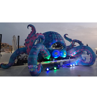 XIXI TOYS Cabine gonflable géante de 8m populaire pour les concerts de vacances-Cabine gonflable publicitaire pour les performances de DJ