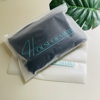 Sac en plastique personnalisé d'usine sacs à fermeture éclair givrés transparents petits sacs d'emballage pour bijoux pochette à bijoux en pvc