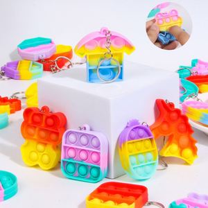 Custom Fingertip Stress-Relief Adorable Decompression Toy, Butterfly-Shaped Spinner With Bubble Pop Feature - Product Image 1