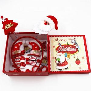 طوق شعر عيد الميلاد ، زينة سانتا ، إكسسوار شعر الأطفال الموضة ، أربطة شعر - Product Image 3