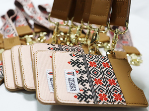 Kofei Tùy Chỉnh Da PU Chủ Thẻ Ngắn Nhân Viên ID Chủ Thẻ Với Ngắn Twill Dây Buộc Combo - Product Image 5