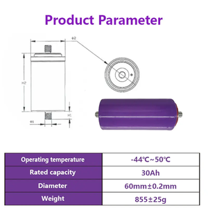 ULI LTO 60138 2.3V แบตเตอรี่ลิเธียมไอออน30ah สำหรับเครื่องเสียงรถยนต์และวิดีโอ - Product Image 4