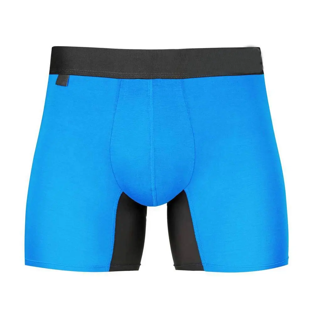 Fashion boxer briefs men Solid Color Knitted Bamboo Men 3D pouch underwear boxer mens underwear boxers briefs