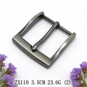 Polished Zinc Alloy Pin Buckle 35mm Classic Rectangle <b>Belt</b> Fastener Replacement Hardware <b>for</b> <b>Men</b> Casual Leather Waist <b>Belt</b> - Product Image 2
