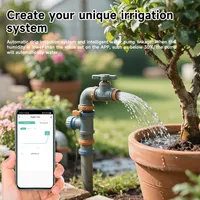 Testeur de sol intelligent WiFi Tuya avec capteur de température et d'humidité, télécommande pour l'automatisation de l'irrigation du jardin PST-ZM-306