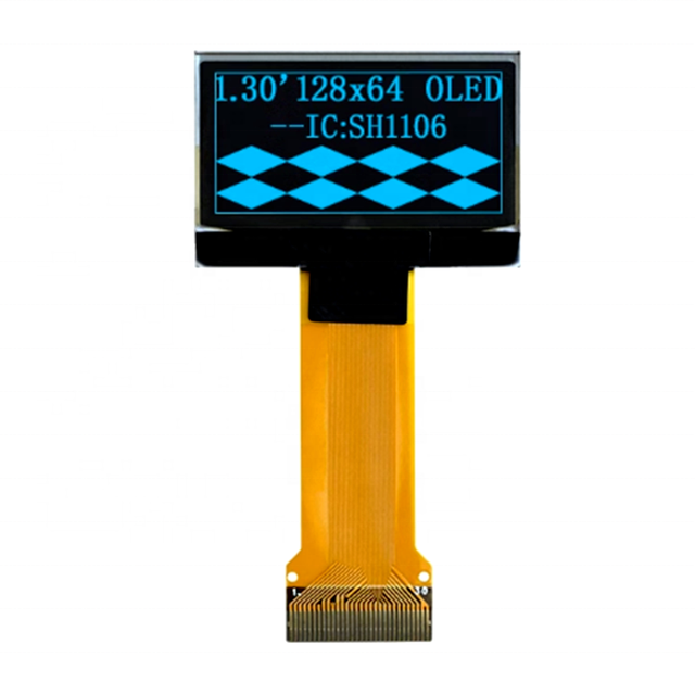 Stock 1.3 Inch OLED Screen 30Pin SH1106 SPI/ I2C 1.3" 12864 LCD Display Module