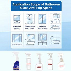 Spray Antivaho para Vidrio <span class=keywords><strong>de</strong></span> Baño OEM ODM, Fórmula <span class=keywords><strong>de</strong></span> Protección Duradera, Previene el Empañamiento para Puertas <span class=keywords><strong>de</strong></span> Ducha y Espejos, 500 ml - Product Image 2