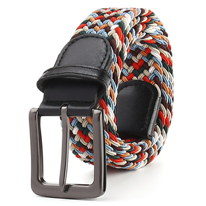 Bán Buôn Tùy Chỉnh Unisex Dệt Đàn Hồi Căng Vành Đai Người Đàn Ông Vải Căng Bện Đàn Hồi Vành Đai Bện Vải Đàn Hồi Vành Đai - Product Image 5