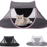 Tente pour animaux de compagnie, lit pour chat, lit pour chien, fournitures pour animaux de compagnie, lit portable multi-scénarios pour animaux de compagnie