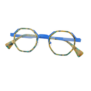 Yasee Nuova Montatura per Occhiali in Metallo e Acetato di Alta Qualità, Design alla Moda, Pronta Consegna - Product Image 3