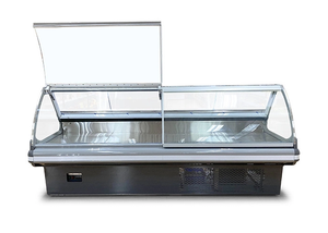 Congélateur vitrine à viande en verre incurvé SPM au meilleur <span class=keywords><strong>prix</strong></span>, congélateur commercial pour la vente de viande - Product Image 4