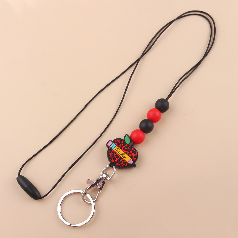 Customized Silicone Lanyard Neck Strap Lanyards Image 4