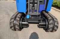 Plateforme élévatrice mobile électrique sur chenilles en acier Berui AMWP9C 7100, hauteur de plateforme max. 9m, conception sur chenilles pour travaux en milieu difficiles