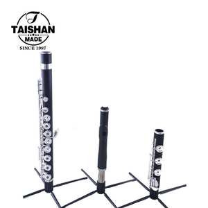 Flauta Chinesa de Ébano Banhada a Prata com 17 Chaves Abertas em Tom de Dó - Product Image 3