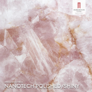 2800x1200mm Patrón de piedras preciosas artificiales Losas de encimera de cocina de piedra sinterizada rosa de gran tamaño - Product Image 2