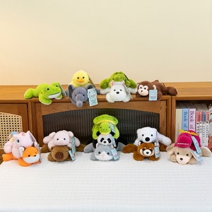 Custom Forest Animal Unicorn Turtle Raccoon Panda Plush Toys Soft Cartoon Stuffed Animal with PP Cotton Filling Plushie <b>Pillow</b> - Product Image 3