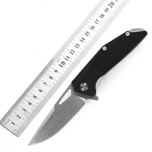 2022新しいデザインG10ハンドルと固定刃ナイフを備えた高品質の折りたたみポケットナイフキャンプナイフ