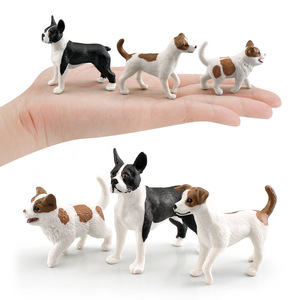 Simulado Jack <span class=keywords><strong>Russell</strong></span> Terrier cachorro Boston Terrier Bulldog francés Lobo perro mascota perro Animal modelo ornamento - Product Image 3