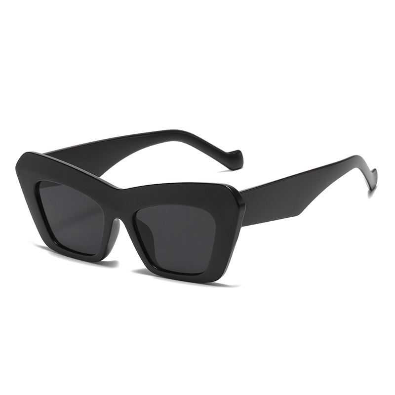 Marco negro brillante placa gris C1
