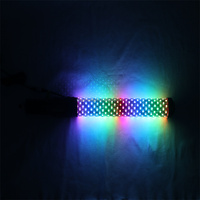 Kingshowstar LED Fat Whip Lights avec base à ressort Spiral Chasing LED Antenne Whip Light pour UTV ATV Offroad Vehicles