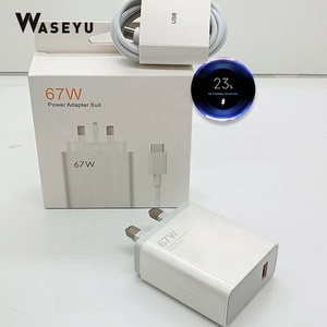 Adaptador de Carga Rápida Turbo de 6A con Cable Tipo C de 67W para Xiaomi <span class=keywords><strong>Mi</strong></span> 17 16 15 POCO X5 <span class=keywords><strong>X4</strong></span> Pro Redmi Note 9 10 - Product Image 2