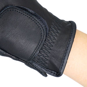 Gant de golf de sport personnalisable direct d'usine en cuir souple respirant pour main gauche fabriqué en peau de mouton - Product Image 5