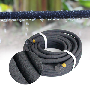 Tuyau d'irrigation goutte-à-goutte poreux et perméable 12/16 mm pour économie d'eau, idéal pour l'irrigation souterraine des fermes, serres et pelouses - Product Image 1