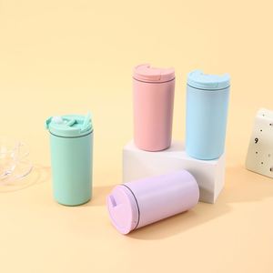 New 304 Stainless Steel <b>Insulated</b> <b>Cup</b> Mini Portable Pocket Size High Appearance Travel Mug Double Wall Vacuum Coffee Tumbler - Product Image 2