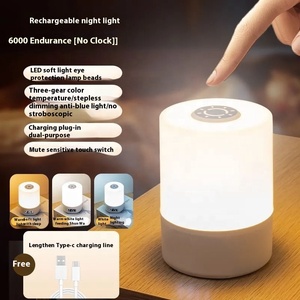 Hiện Đại Có Thể Sạc Lại <span class=keywords><strong>LED</strong></span> Ánh Sáng Ban Đêm Bàn Đèn Cảm Ứng Điều Khiển Từ Xa Bảo Vệ Mắt Đèn Cạnh Giường Ngủ Cho Bé Điều Dưỡng Ngủ Phòng Ngủ - Product Image 6