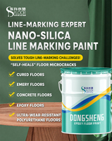 Peinture de marquage de lignes anti-âge au nano-silicium, acrylique, résistante à l'eau, haute adhérence pour les allées extérieures, les parcs, les passerelles et les sols d'usine
