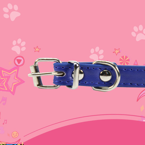 <span class=keywords><strong>Collar</strong></span> de cuero de lujo para entrenamiento de mascotas, correa ajustable de cuero sintético para perros pequeños y grandes, venta al por mayor - Product Image 4