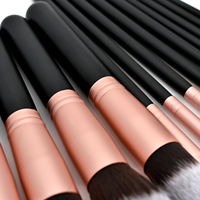 Fabricant de pinceaux de maquillage professionnels, OEM, marque privée, ensemble de pinceaux cosmétiques synthétiques doux, logo personnalisé, usine