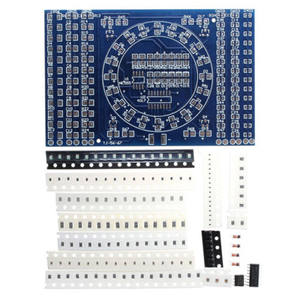 <span class=keywords><strong>CD4017</strong></span> LED rotative <span class=keywords><strong>SMD</strong></span> NE555 Kit de bricolage pour planche à souder Fanny Skill Training Electronic Suit - Product Image 1